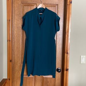 Gorgeous teal Joan Vass dress